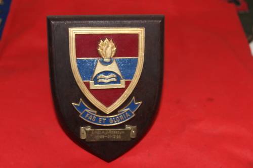 2 Field Engineer Regiment Desk Plaque Issued to Kmdt A.J.Rossouw 1/1/89-31/12/89
