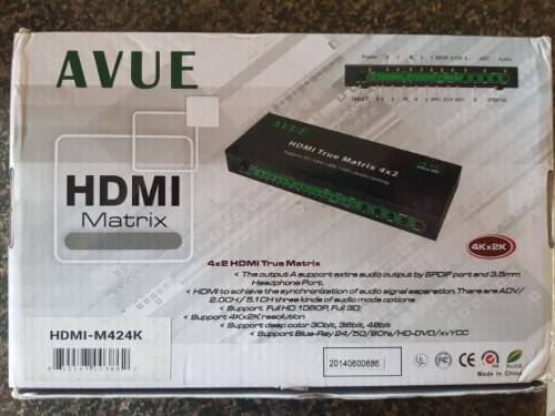 Avue 4x2 HDMI Matrix/Switch
