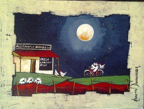 AD1510 Fresh Chicken by Annette Dannhauser 230mmx300mm