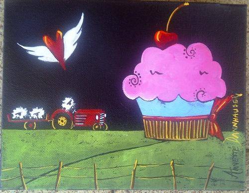 AD1620 Tractor by Annette Dannhauser 180mmx230mm