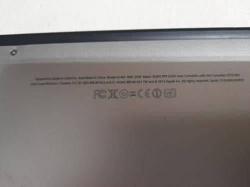 **MONTH END MADNESS*APPLE MAC BOOK AIR A1465,NO CHARGER NOT SURE SPECS***
