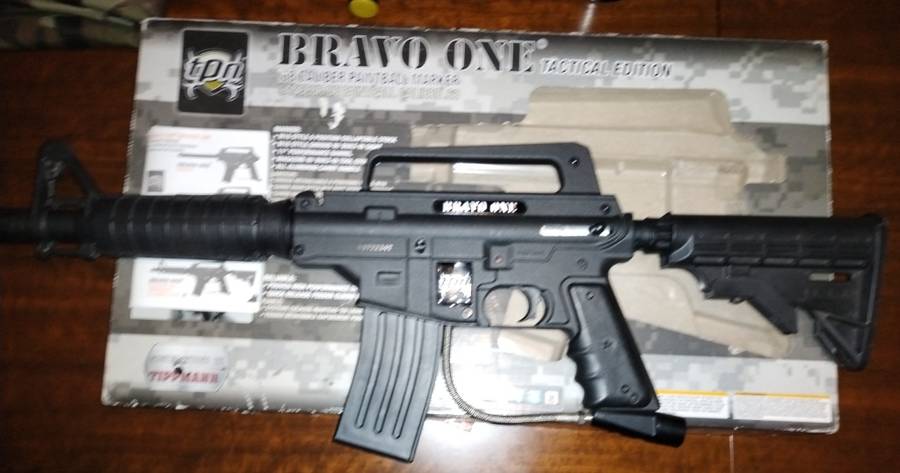 TIPPMANN BRAVO ONE TACTICAL EDITION PAINTBALL RIFLE