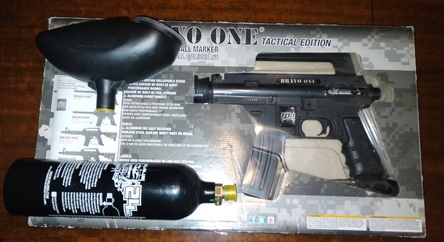 TIPPMANN BRAVO ONE TACTICAL EDITION PAINTBALL RIFLE