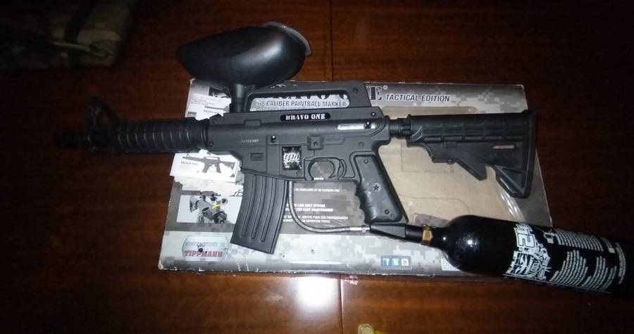 TIPPMANN BRAVO ONE TACTICAL EDITION PAINTBALL RIFLE