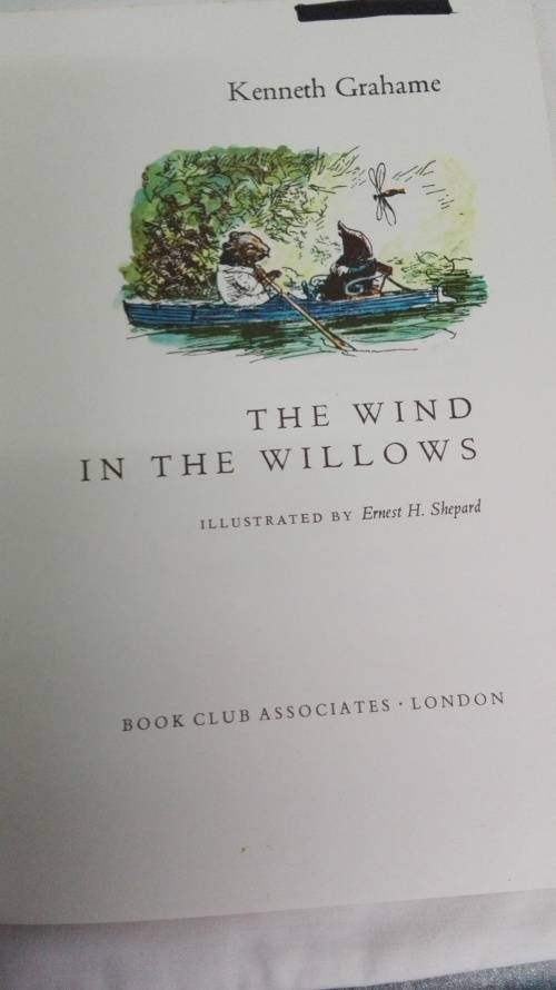 2 Books WINNIE THE POOH A A MILNE and WIND IN THE WILLOWS KENNITH GRAHAME