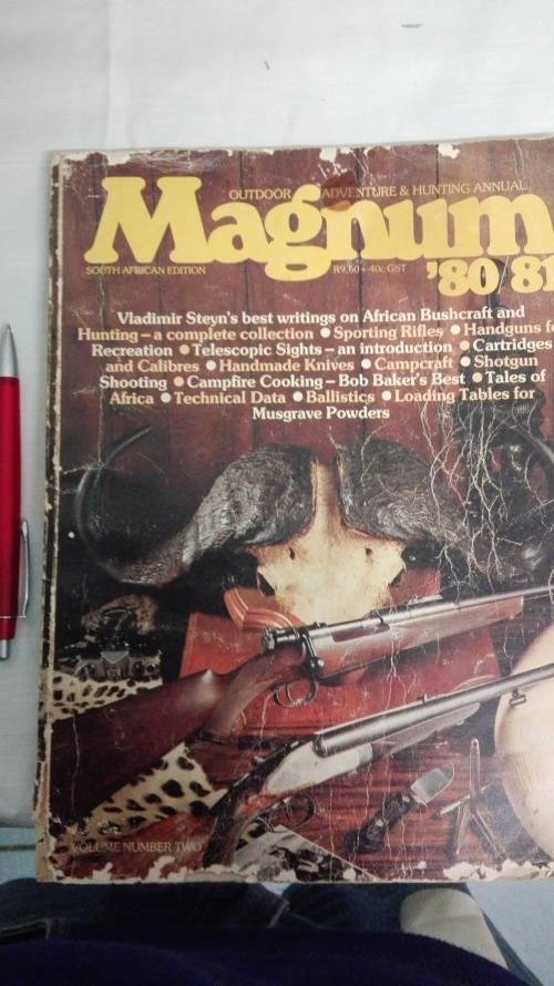 MAGNUM Outdoor Adventure and Hunting Annual 80/81 South African Edition