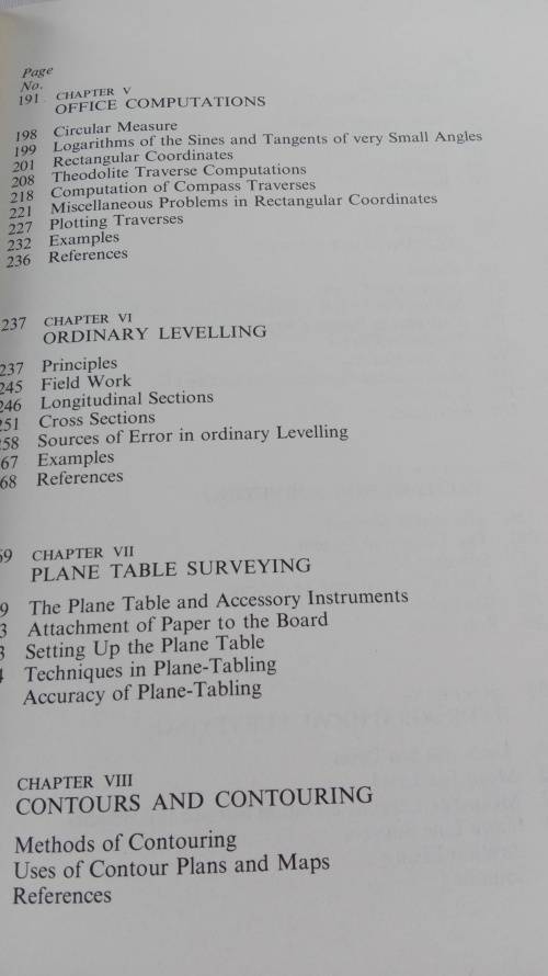 PLANE and GEODETIC SURVEYING for ENGINEERS by the late David Clark Vol 1 Plane Surveying 1977