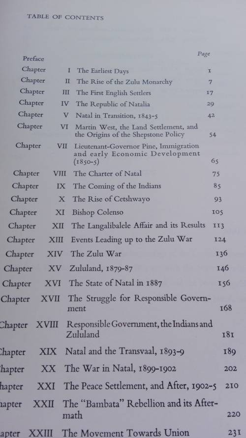 A HISTORY OF NATAL EDGAR H BROOKES and COLIN DE B WEBB