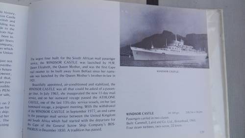 IN SOUTH AFRICAN WATERS Passenger Liners Since 1930 David Hughes & Peter Humphries incl Union Castle
