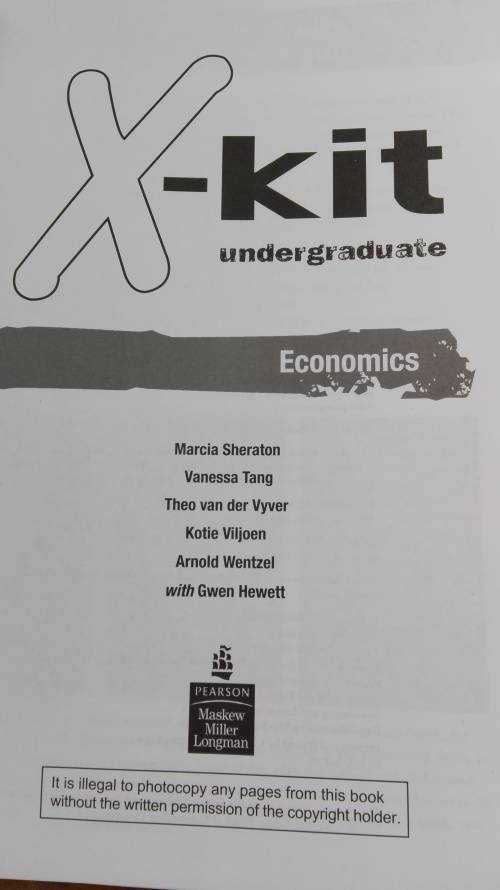 X KIT Undergraduate ECONOMICS  (Second Hand but Condition very good )