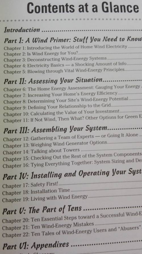 WIND POWER FOR DUMMIES IAN WOOFENDEN ( electricity from the wind )