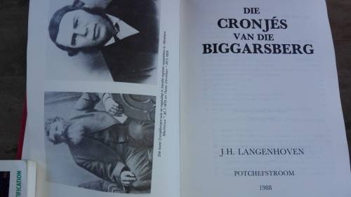 Die CRONJES van die BIGGARSBERG J H LANGENHOVEN