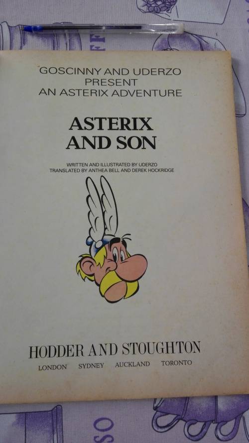 2 X ASTERIX  Books , ASTERIX THE LEGIONARY  PLUS  ASTERIX AND SON  both by  R Goscinny and A Uderzo
