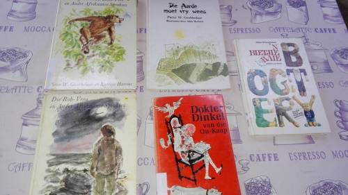 5 X Pieter W Grobbelaar Afrikaans Kinder Boeke