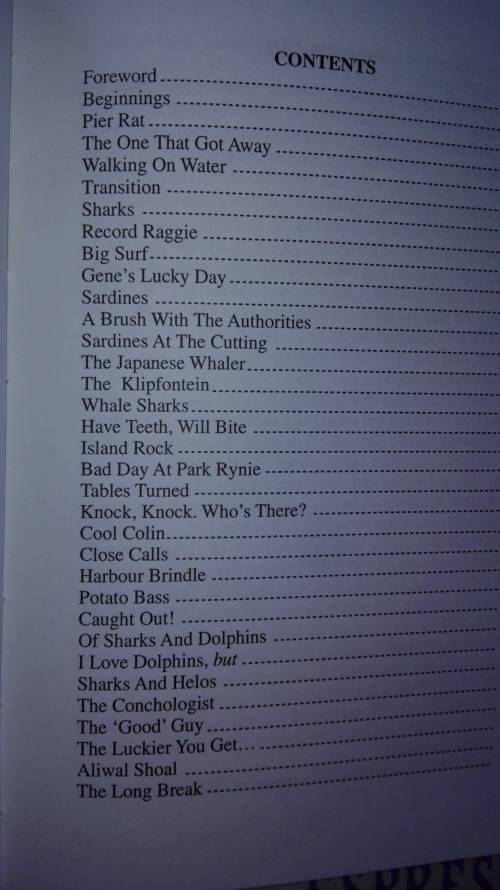 ENCOUNTERS WITH SHARKS DOLPHINS amd FISH written and illustrated by LEN JONES (fishing )