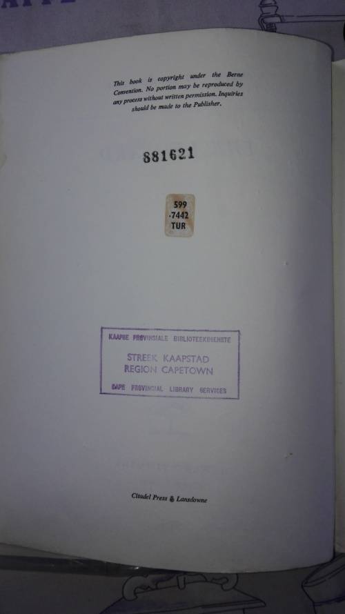 THE LEOPARD PETER TURNBULL- KEMP (NB ; An Ex Library Book )