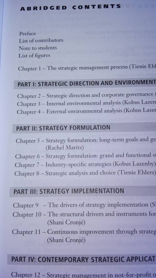 STRATEGIC MANAGEMENT Southern African Concepts and Cases Second Edition TIENIE EHLERS KOBUS LAZENBY