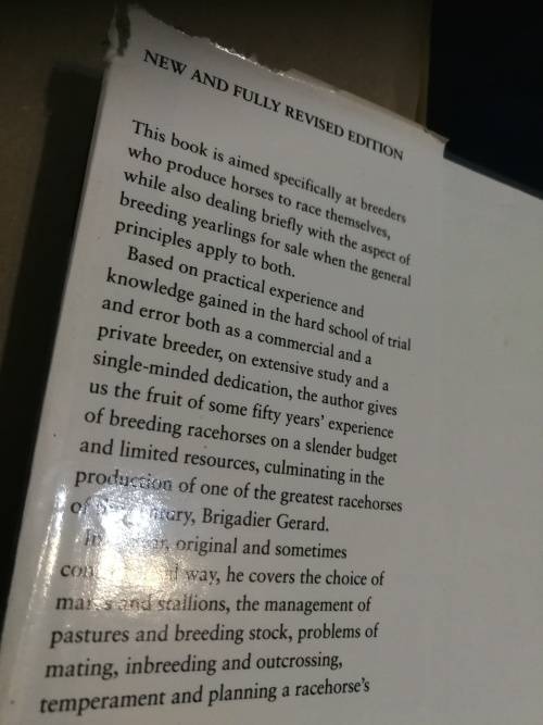 FRED RICKBY More Trying Horses plus John Hislop Breeding for Racing Revised Edition