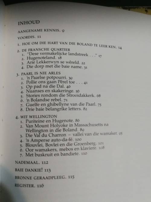 HUGENOTELAND TERS VAN HUYSSTEEN met  tekeninge deur Hannes Meiring
