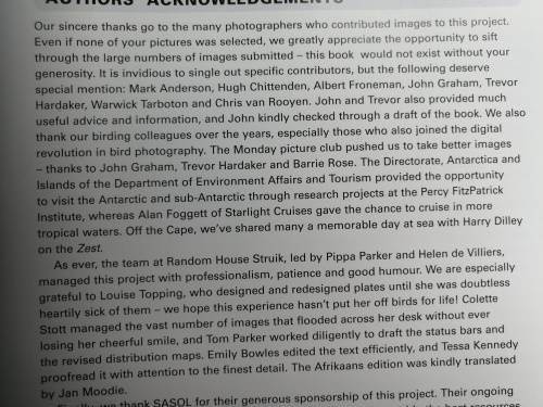 COMPLETE PHOTOGRAPHIC FIELD GUIDE TO BIRDS OF Southern Africa IAN SINCLAIR SASOL