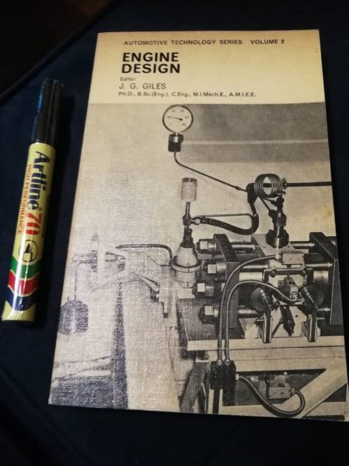 ENGINE DESIGN J G GILES Automotive Technology Series Volume 2 ( mechanical engineering  )