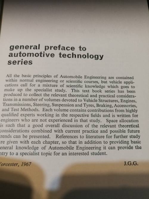 ENGINE DESIGN J G GILES Automotive Technology Series Volume 2 ( mechanical engineering  )