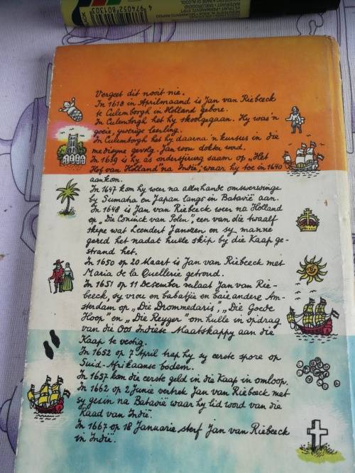DIE  VERHAAL VAN JAN VAN RIEBEECK PIET WORM ( 1950 )