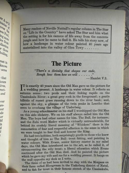 LIFE IN THE COUNTRY  A FISHERMAN`S PHILOSOPHY  NEVILLE NUTTALL