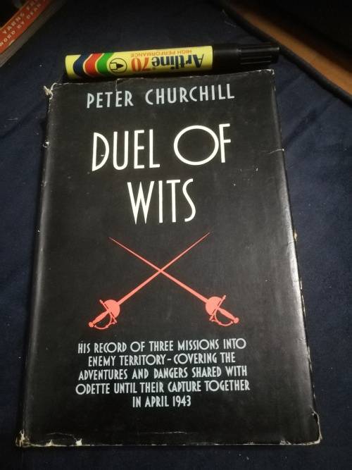DUEL OF WITS PETER CHURCHILL  First Edition 1953 ( World War Two WW2 second world war