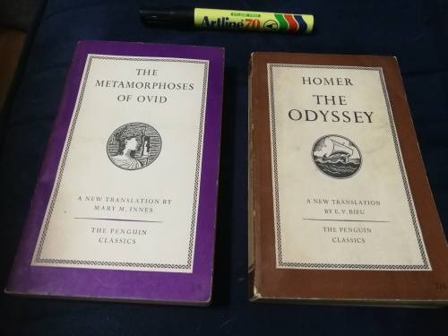 TWO Penguin Classics The METAMORPHOSES OF OVID Mary M INNES  plus HOMER the ODYSSEY