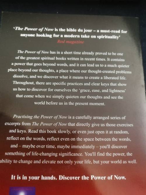 THE POWER OF NOW ECKHART TOLLE A Guide to Spiritual Enlightenment 2 Books inc Practising the POWER o