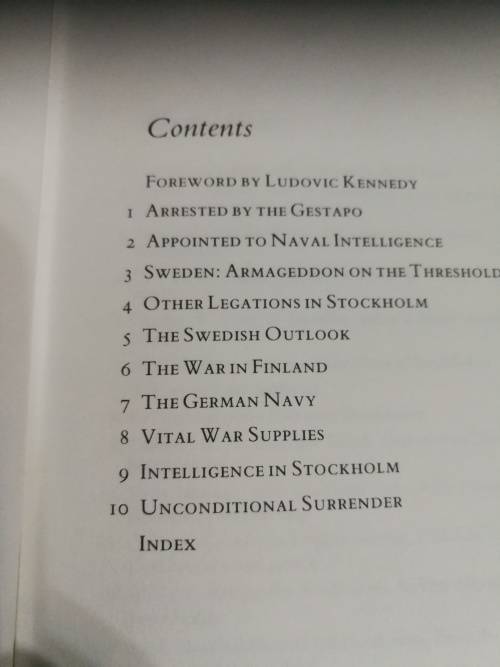 INSIDE THE NAZI RING HENRY DENHAM A Naval Attache in Sweden 1940 -1945 WW2 WWII
