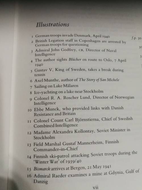 INSIDE THE NAZI RING HENRY DENHAM A Naval Attache in Sweden 1940 -1945 WW2 WWII