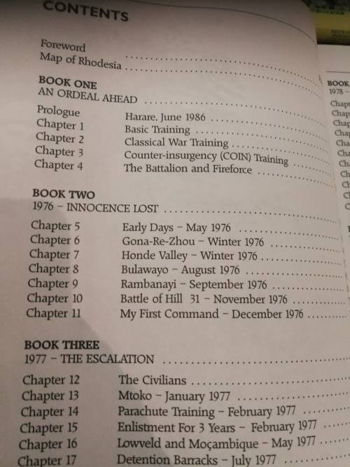 2 Books by CHRIS COCKS FIREFORCE One Man`s War in the Rhodesian Light Infantry plus SURVIVAL COURSE