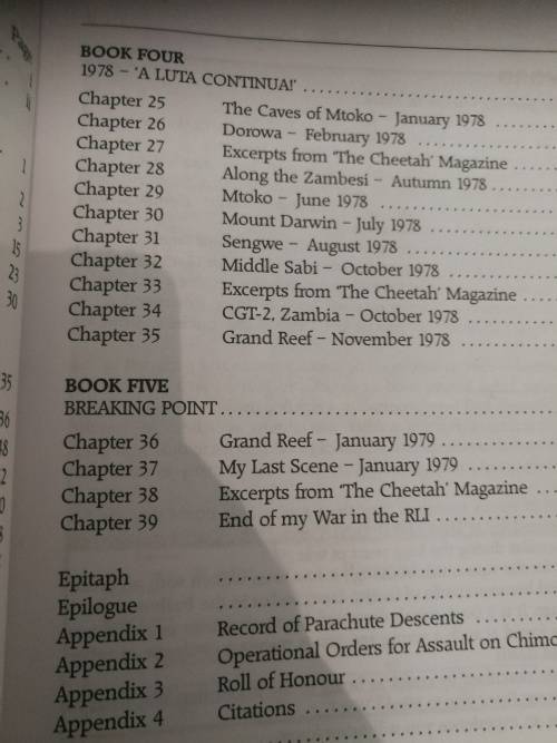 2 Books by CHRIS COCKS FIREFORCE One Man`s War in the Rhodesian Light Infantry plus SURVIVAL COURSE