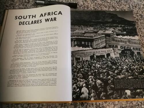 SPRINGBOK RECORD World War II Compiled and Edited Harry Klein 1946 S A Military Saffes SADF WW2