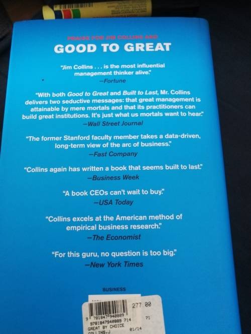 GREAT BY CHOICE JIM COLLINS MORTEN T HANSEN Uncertainty Chaos and Luck -Why some thrive despite them
