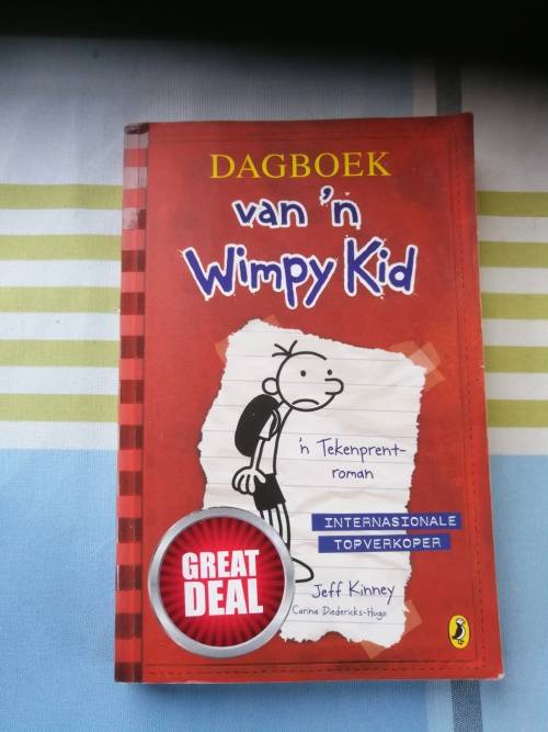 DAGBOEK VAN `n WIMPY KID JEFF KINNEY ( Afrikaans version of Diary of a Wimpy Kid )