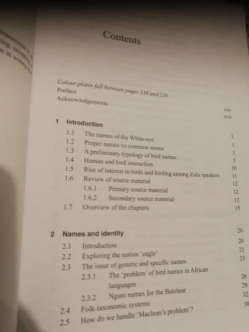 ZULU BIRD NAMES and BIRD LORE ADRIAN KOOPMAN ( Birding Birds  )