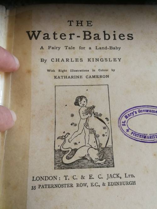THE WATER BABIES by CHARLES KINGSLEY with coloured illustrations by Katherine Cameron  around 1919