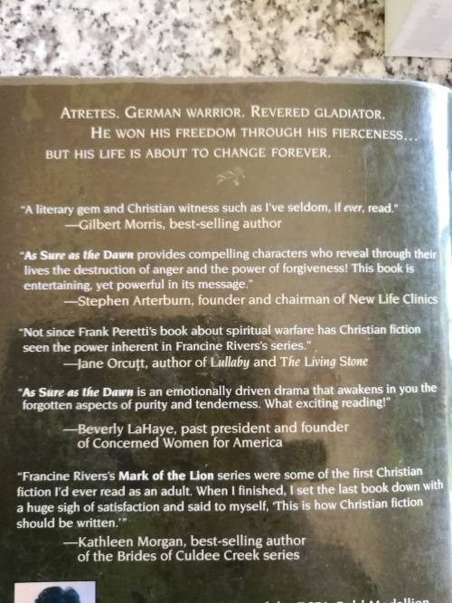 3 FRANCINE RIVERS 3 Books MARK of the LION SERIES Books 1 2 and 3 ( complete ) Includes A Voice in