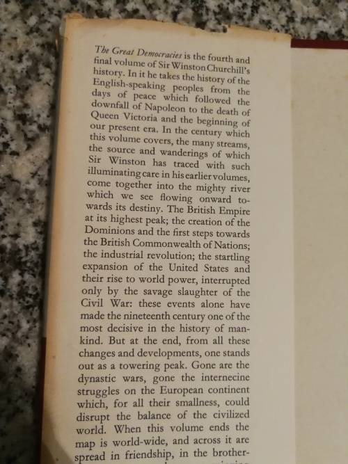CHURCHILL'S A HISTORY OF THE ENGLISH SPEAKING PEOPLES WINSTON S CHURCHILL  all four books D/j Poor