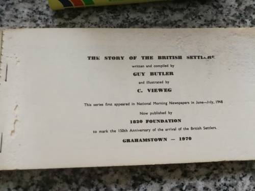 1820 to 1970 The 150th Anniversary of the Arrival of the British Settlers GUY BUTLER
