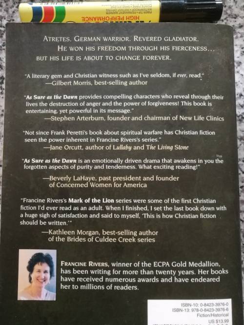 3 FRANCINE RIVERS 3 Books MARK of the LION SERIES Books 1 2 and 3 ( complete )
