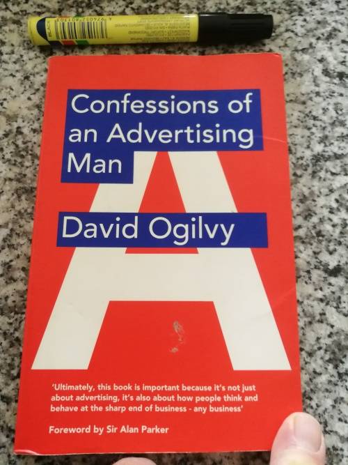 CONFESSIONS OF AN ADVERTISING MAN DAVID OGILVY  Adverts marketing