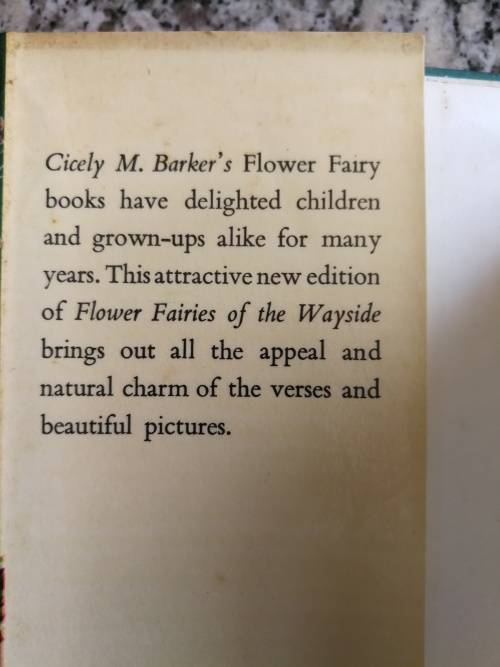 Reserved for Handwoven Artist CICELY MARY BARKER FLOWER FAIRIES OF THE WAYSIDE