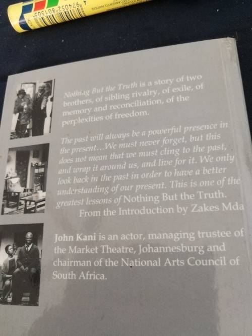 NOTHING BUT THE TRUTH JOHN KANI Introduction Jakes Mda  (  drama a play theatre