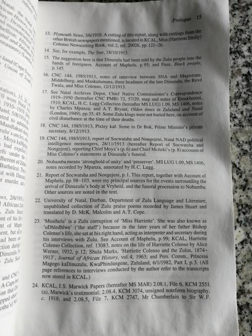 TO BIND THE NATION NICHOLAS COPE Solomon kaDinuzulu and Zulu Nationalism 1913-1933 NB A READING COPY