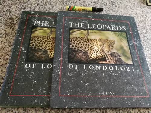 THE LEOPARDS OF LONDOLOZI LEX HES  with a protective slipcase