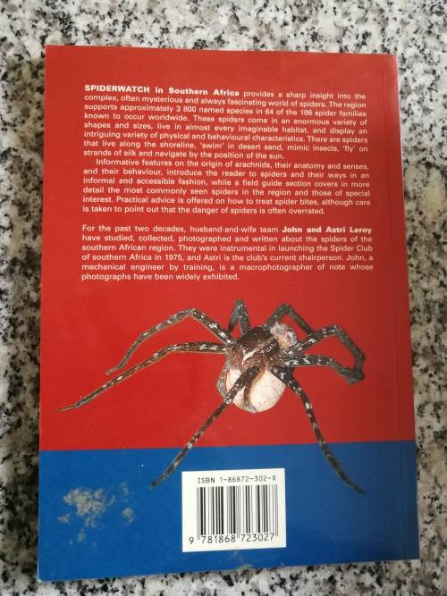 SPIDERWATCH IN SOUTHERN AFRICA ASTRI & JOHN LEROY  ( Spiders )